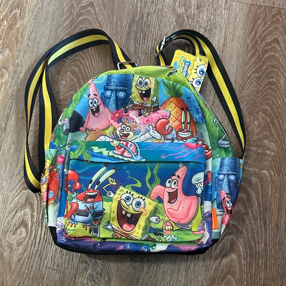 SpongeBob SquarePants Colorful Kids Backpack